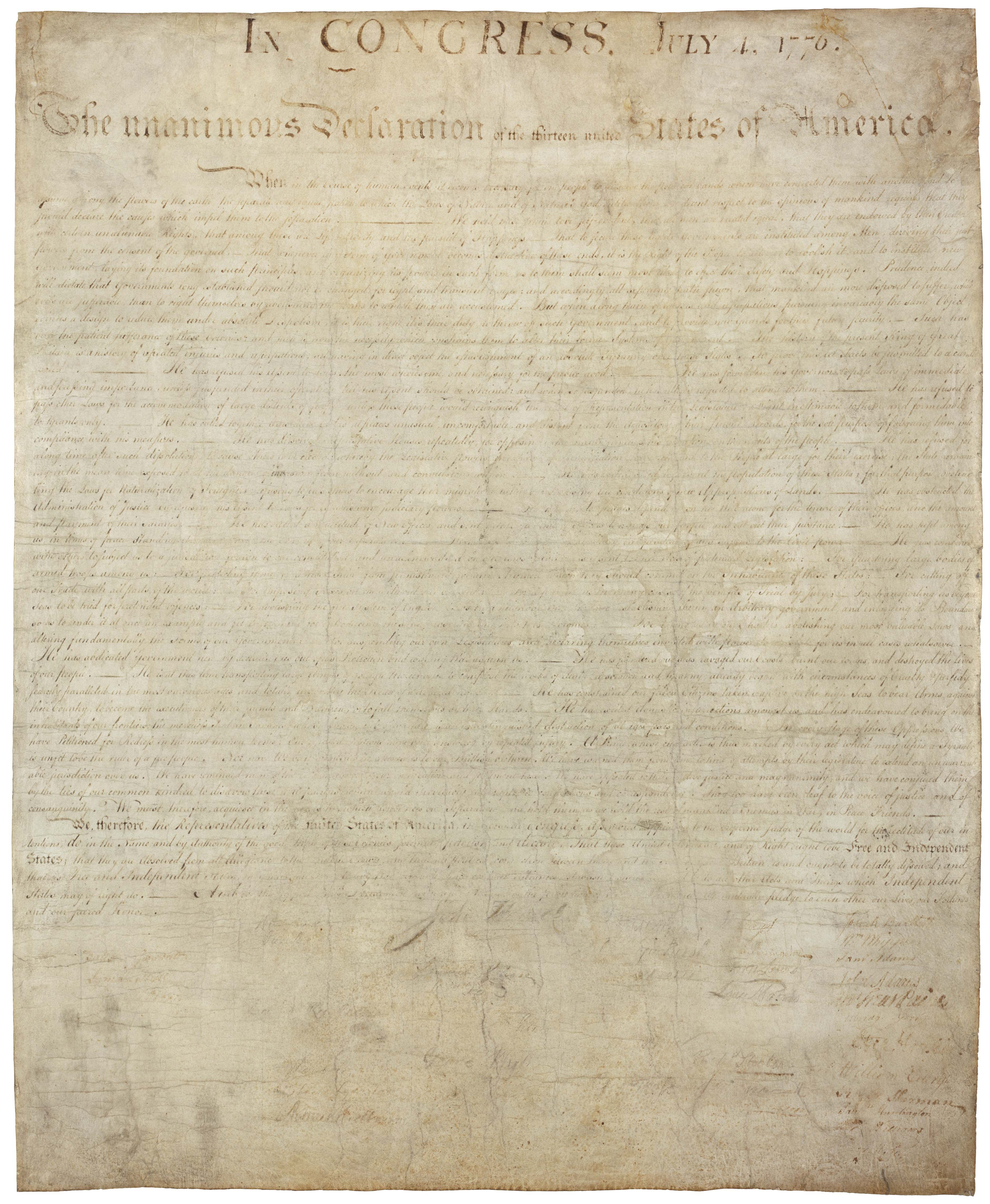 The Declaration of Independence: What does it say?8